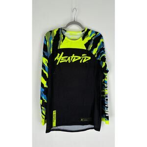 Mendid MDMX Electric Jungle Jersey Mens Size Large Black New Motorcross BMX ATV